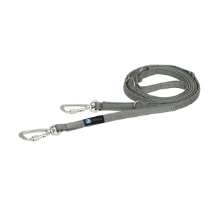 Safety Leine Grau-Silber