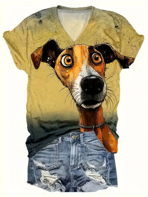 Shirt round neck (Perfect World) - Dog is Awesome (30% discount)