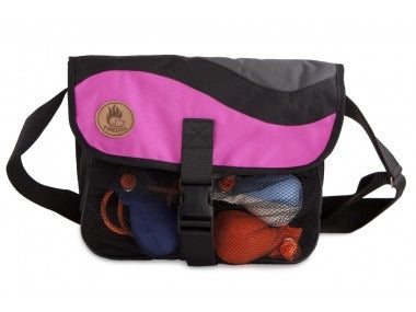 Dummytasche Schwarz-Grau-Pink