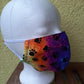 Maske Regenbogen Pfoten