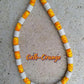 Orange-Gelb EM Halsband