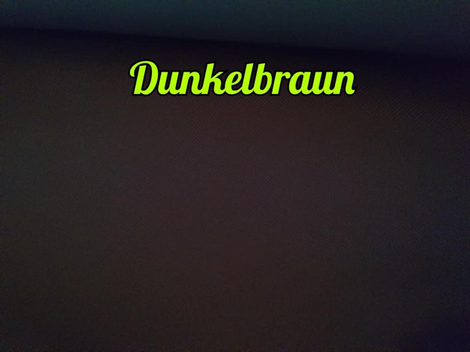 Stoff Dunkelbraun