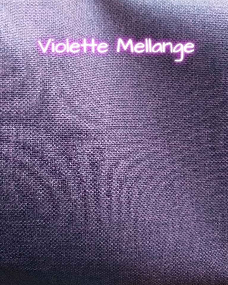 Stoff Violette Melange mit leichtem Bordeaux-Mitgemisch