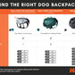 Geräumiger Hunderucksack / Trail quest Dog Backpack - Nonstop Dogwear
