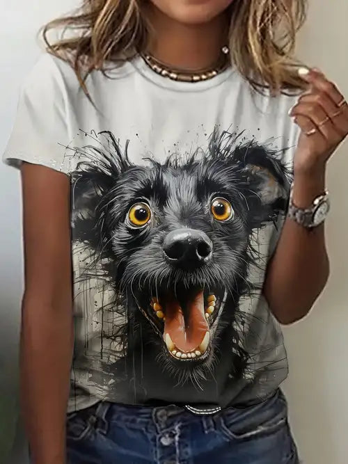 Shirt round neck (Perfect World) - Dog is Awesome (30% discount)